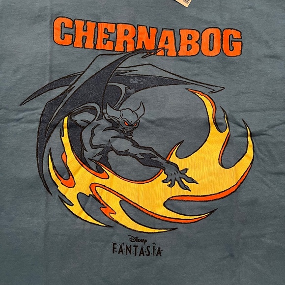 DISNEY Fantasia Chernabog S/S Shirt LARGE NWT Demon Night On Bald Mountain - Picture 3 of 8